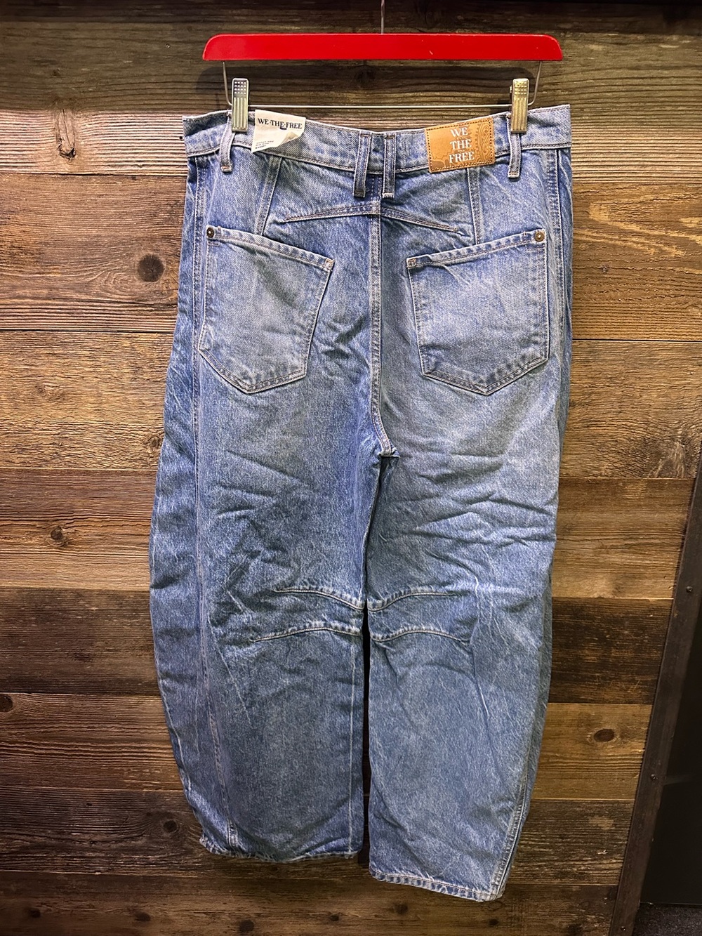 Free People, We the Free Good Luck Mid Rise Barrel Leg Jean - Picture 5 of 7